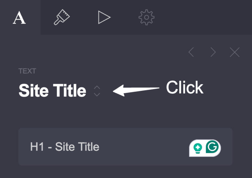 Click to edit headings Carrd Headline SEO